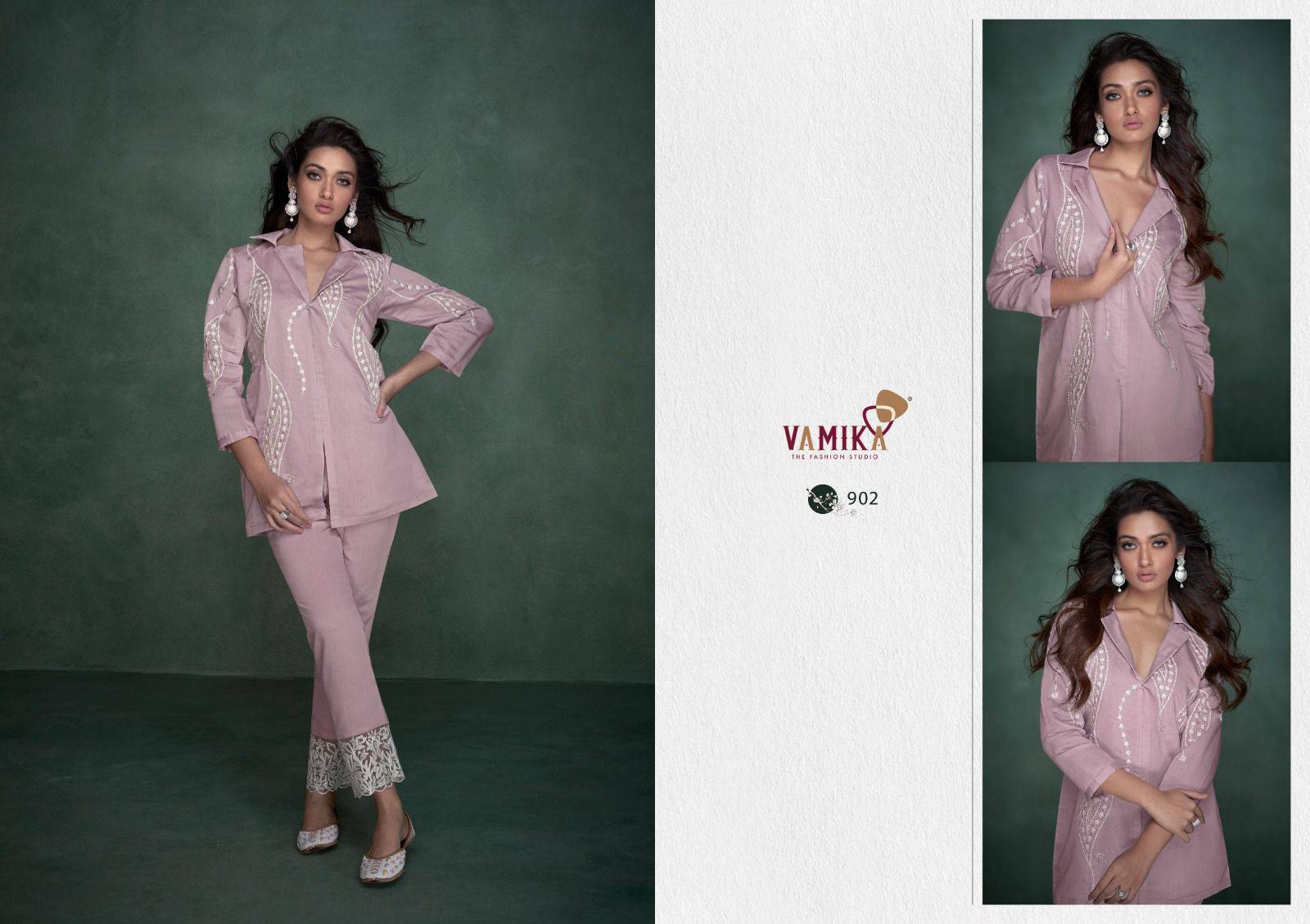 ALEENA by Vamika 901 to 906 Series Designer Stylish Fancy Colorful Beautiful Party Wear & Ethnic Wear Collection co ord sets At Wholesale Price